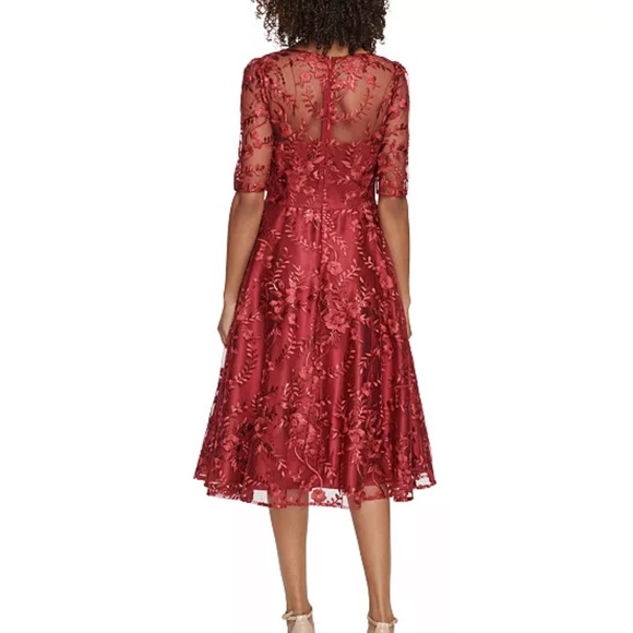 ELIZA J
Women's Embroidered Elbow-Sleeve Dress - Picture 3 of 10